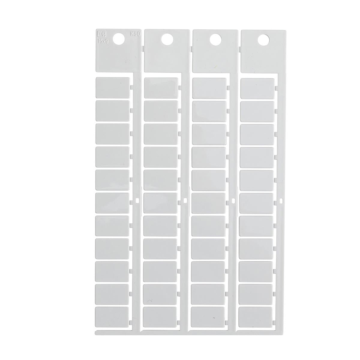 Brady COMPONENT TAG, 9x15 Electrical Component Tags with Adhesive - 9mm x 15mm, Single SA915A