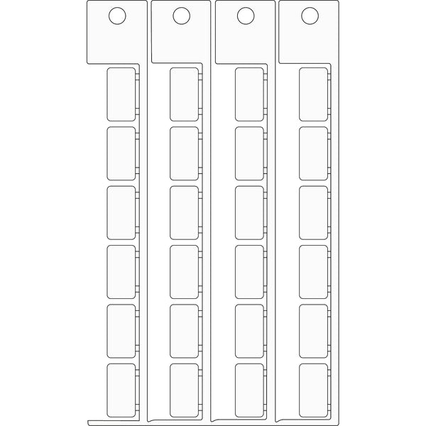 Brady TAG 09X17 INT.AUT.ABB Electrical Component Tags - 9mm x 17mm SA9X17