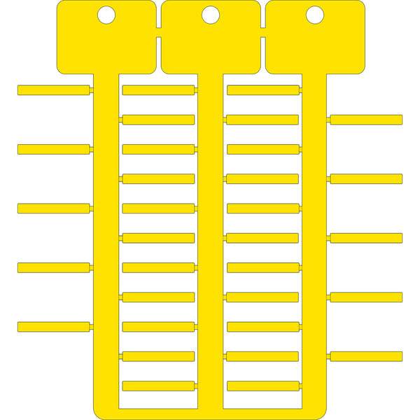 Brady TAG -4 30 YELLOW Cable & Wire Tags - 4mm x 30mm SAG424