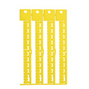 Brady TAGS TERMINAL BLOCK 5 7.5-5 MOD YELLOW Terminal Block Tags - 5mm x 7.5mm, 5mm Pitch SAG546