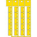 Brady ADHESIVE TAG.9X20 YELLOW Electrical Component Tags with Adhesive - 9mm x 20mm, Single SAG92A
