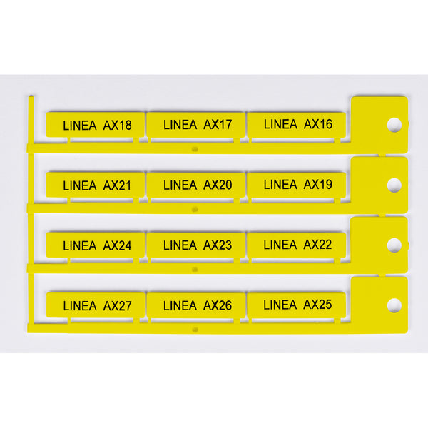 Brady TAG 9X35 YELLOW Electrical Component Tags - 9mm x 35mm SAG93N