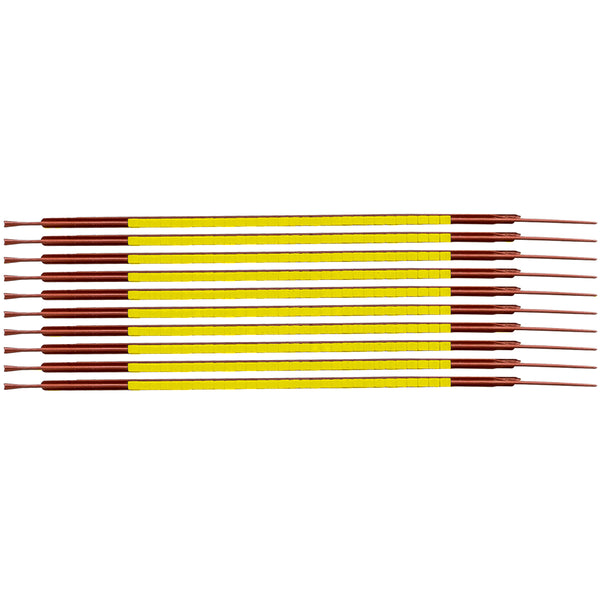 Brady SCN-03-YELLOW Clip Sleeve Wire Markers 132995