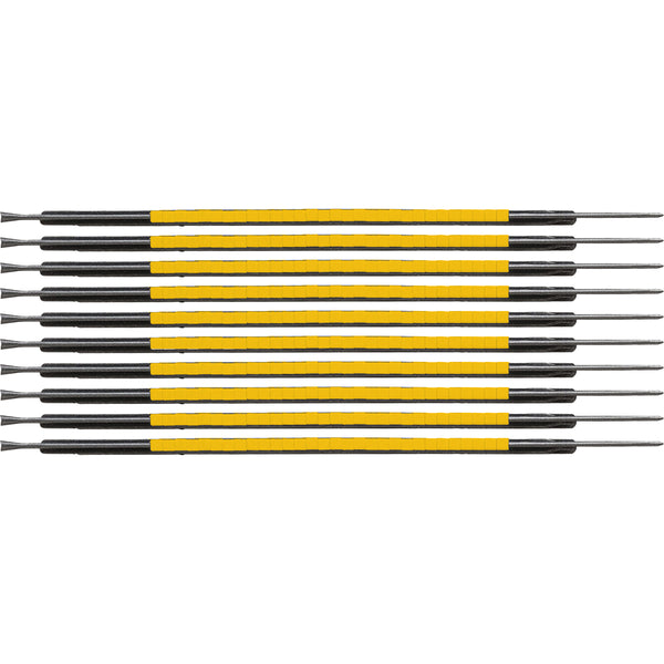 Brady SCN-05-YELLOW Clip Sleeve Wire Markers 133395