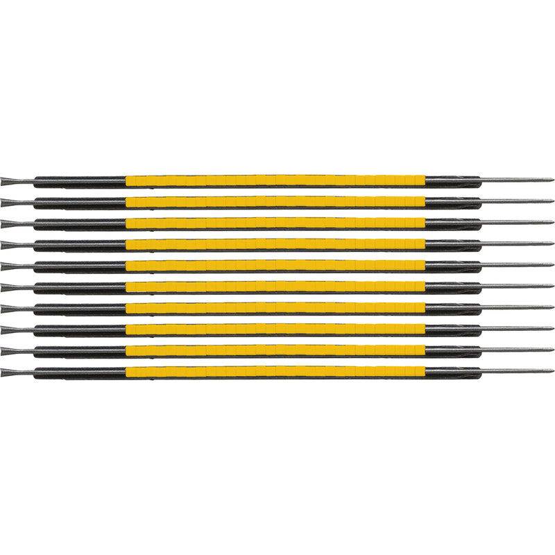 Brady SCN-05-YELLOW Clip Sleeve Wire Markers 133395