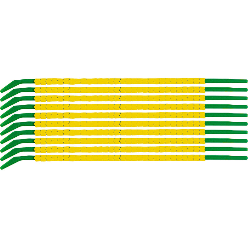 Brady SCN-09-YELLOW Clip Sleeve Wire Markers 133197