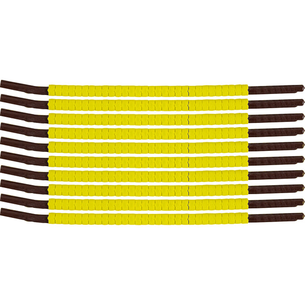 Brady SCN-15-YELLOW Clip Sleeve Wire Markers 133946