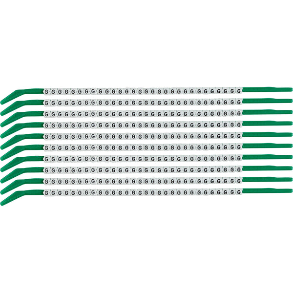 Brady SCN-09-G Clip Sleeve Wire Markers 313166