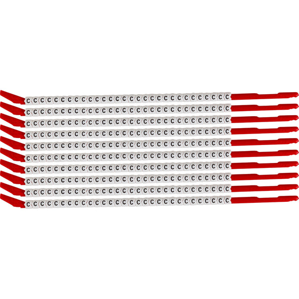 Brady SCN-10-C Clip Sleeve Wire Markers 313112