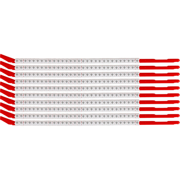 Brady SCN-10-GRS Clip Sleeve Wire Markers 313141