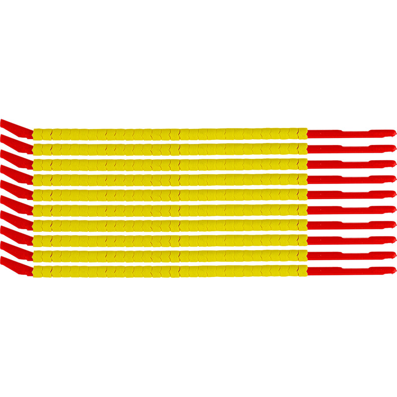 Brady SCN-10-YELLOW Clip Sleeve Wire Markers 313145