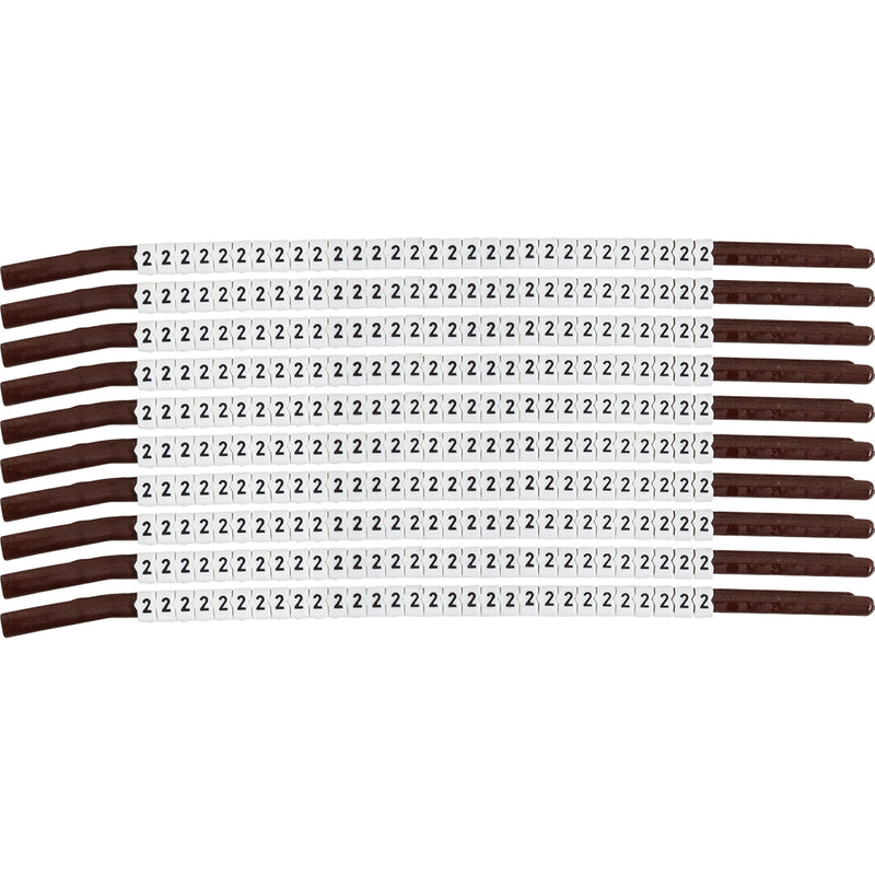 Brady SCN-15-2 Clip Sleeve Wire Markers 133902