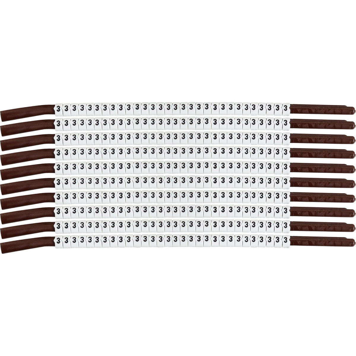 Brady SCN-15-3 Clip Sleeve Wire Markers 133903