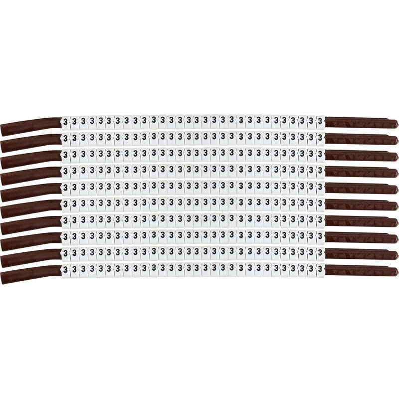 Brady SCN-15-3 Clip Sleeve Wire Markers 133903