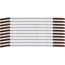Brady SCN-15-5 Clip Sleeve Wire Markers 133905
