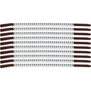 Brady SCN-15-O-CAP Clip Sleeve Wire Markers 133924