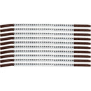 Brady SCN-15-R Clip Sleeve Wire Markers 133927