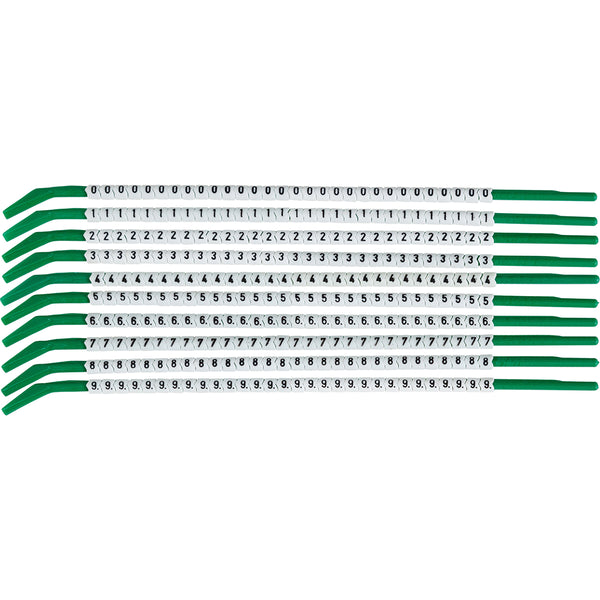 Brady SCNGC-09-0-9 Clip Sleeve Wire Markers 135060