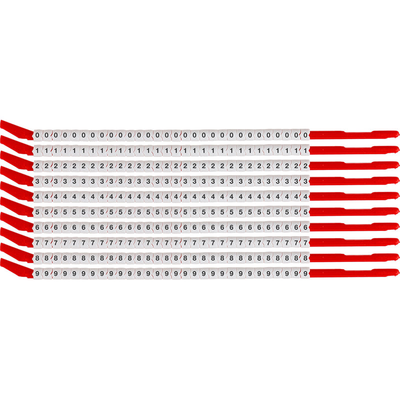 Brady SCNC-10-0-9 Clip Sleeve Wire Markers 313099