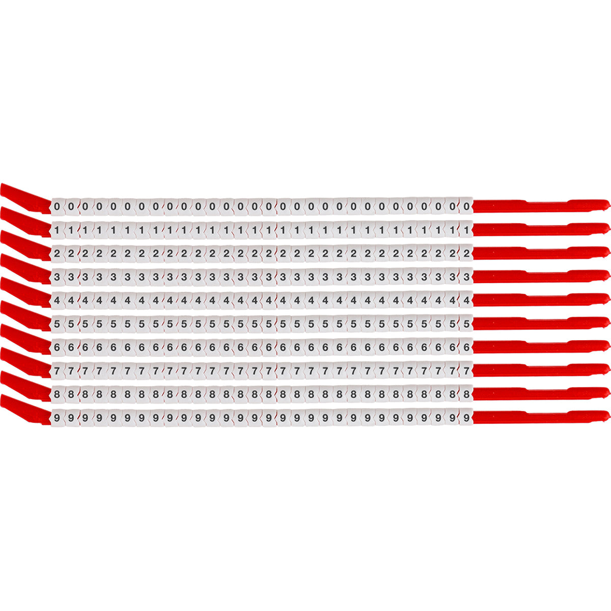 Brady SCNGC-10-0-9 Clip Sleeve Wire Markers 135054