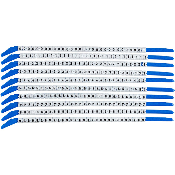 Brady SCNC-13-0-9 Clip Sleeve Wire Markers 133250