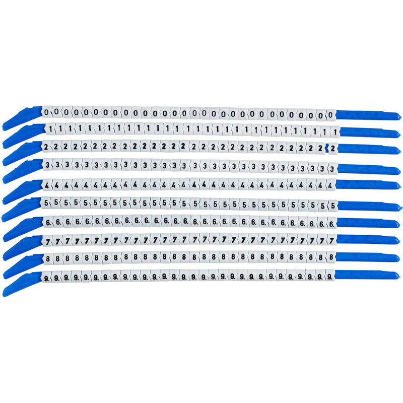 Brady SCNC-13-0-9 Clip Sleeve Wire Markers 133250