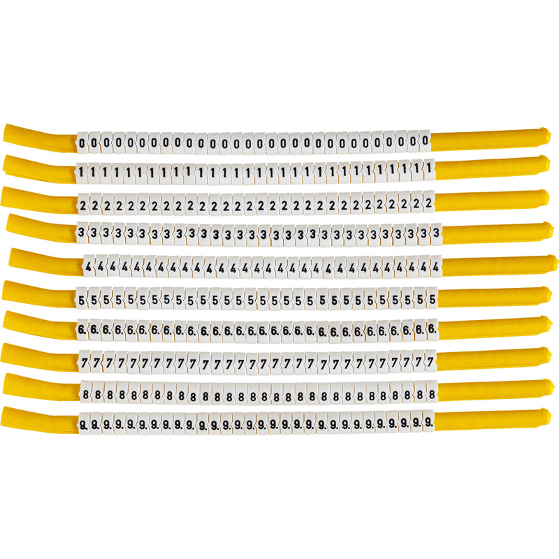 Brady SCNGC-18-0-9 Clip Sleeve Wire Markers 135072