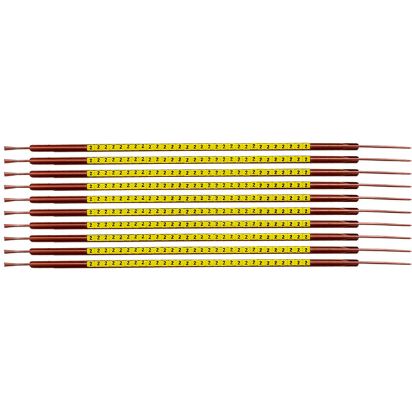 Brady SCNG-03-2 Clip Sleeve Wire Markers 332952