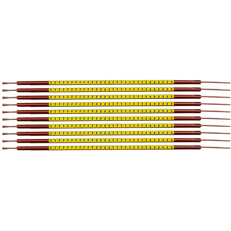 Brady SCNG-03-2 Clip Sleeve Wire Markers 332952