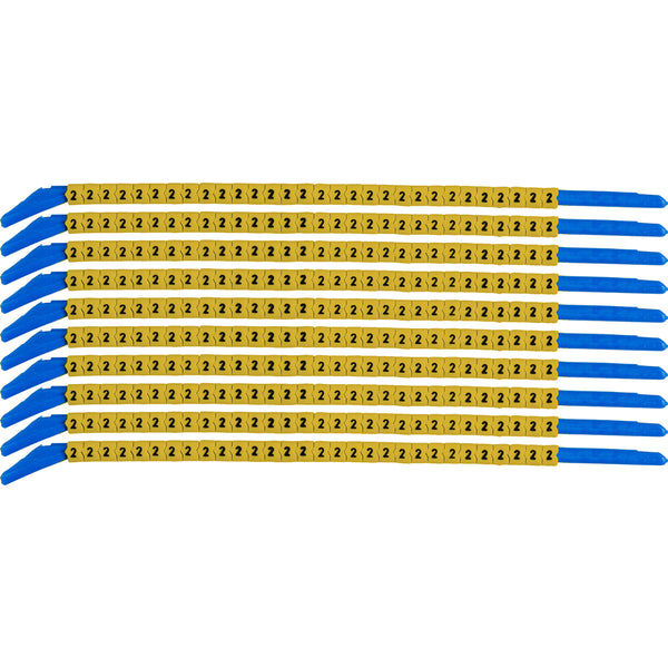 Brady SCNG-13-2 Clip Sleeve Wire Markers 333202