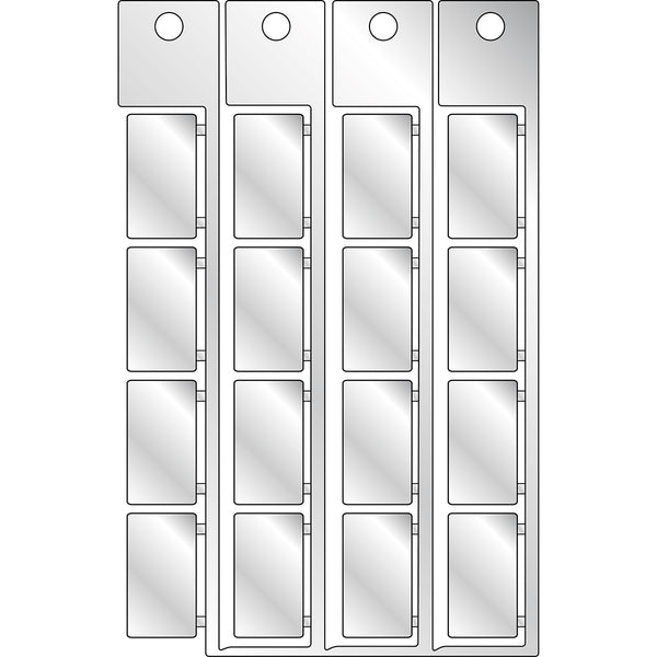 Brady TAG 15X27 METAL Electrical Component Tags - 15mm x 17mm T1527A