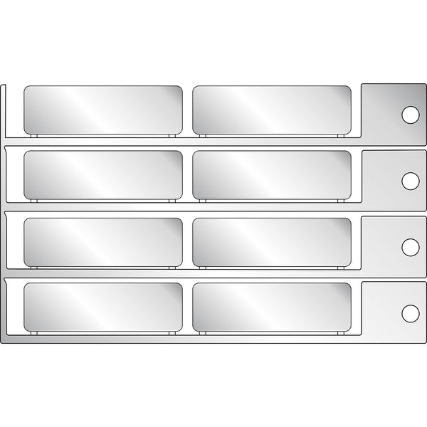 Brady TAG 15X49 METAL Electrical Component Tags - 15mm x 49mm T1549A