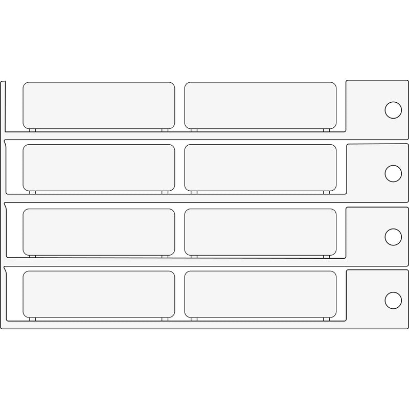 Brady TAG 15X49 WHITE Electrical Component Tags - 15mm x 49mm T1549B