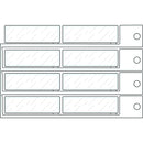 Brady PROTEC. COVER FOR NAME PLATE 15X49 15x49 window T1549V