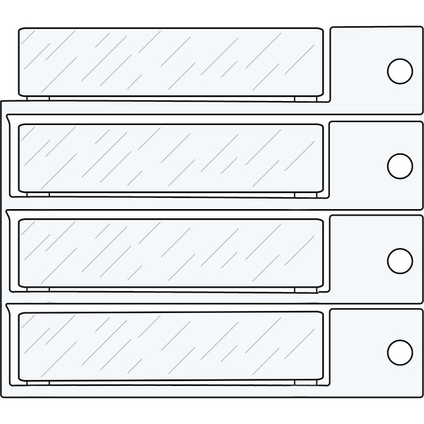 Brady PROTEC. COVER FOR NAME PLATE 15X67 15x67 window T1567V