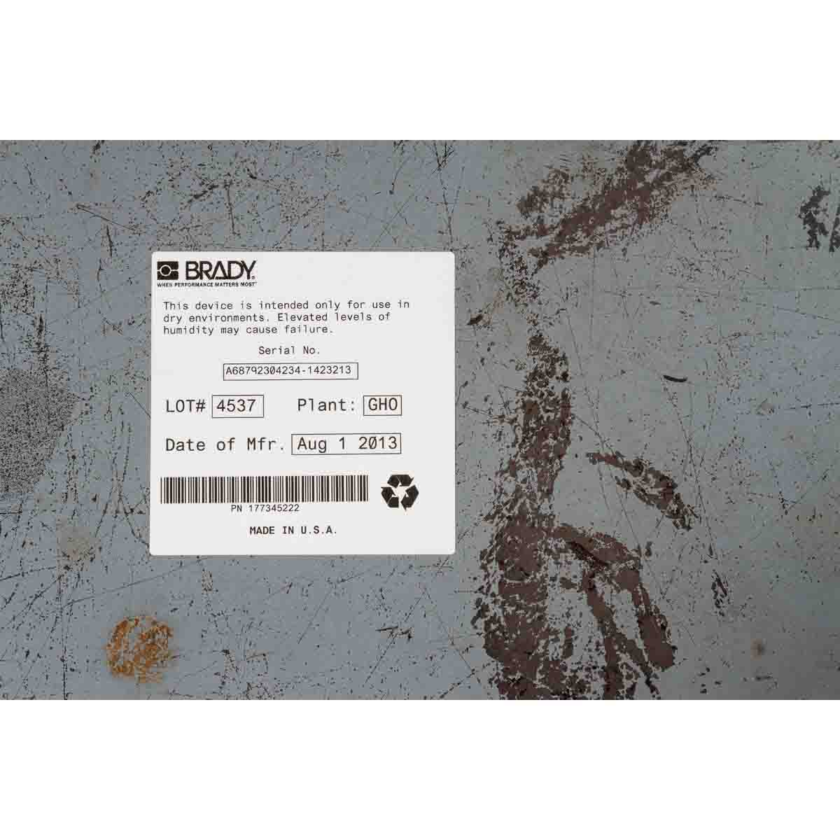 Brady B30C-4000-483 Polyester Tape For Bbp35/Bbp37/S3Xxx/I3300 Printers 143580