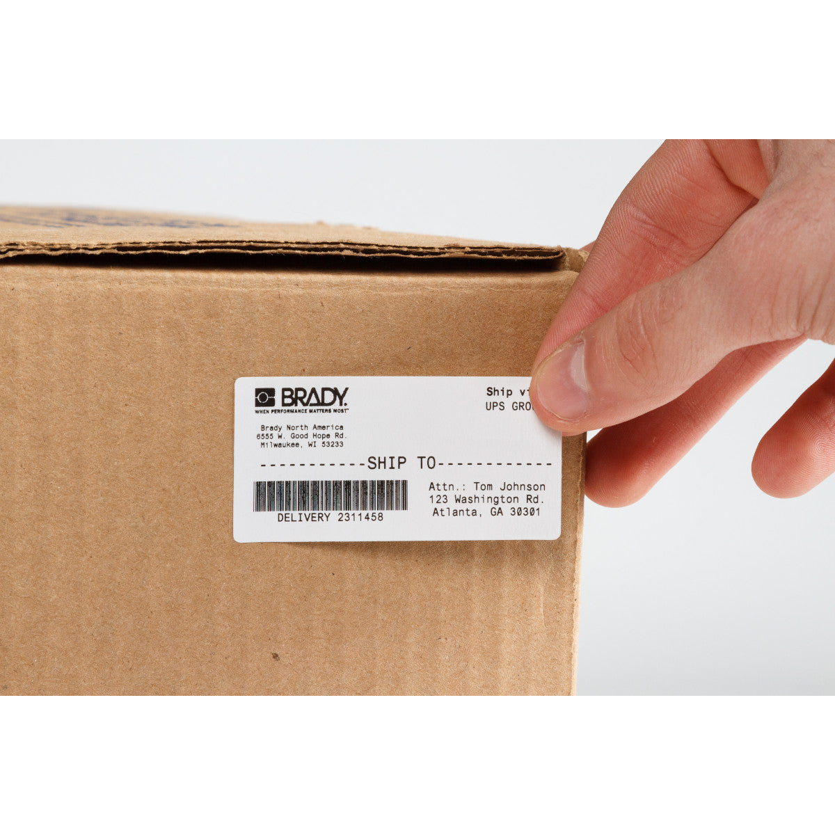 Brady THT-7-424-3 Thermal Transfer Printable Labels 030243