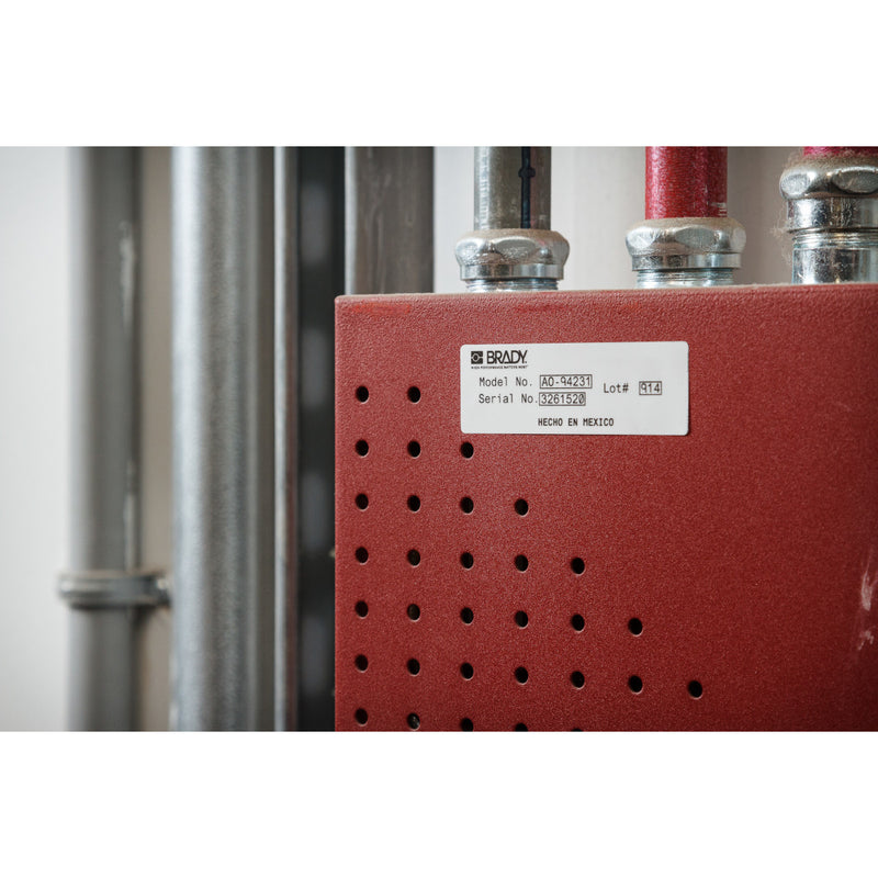 Brady B33-59-486 Metallized Polyester Labels For Bbp33/I3300 Printers 133954