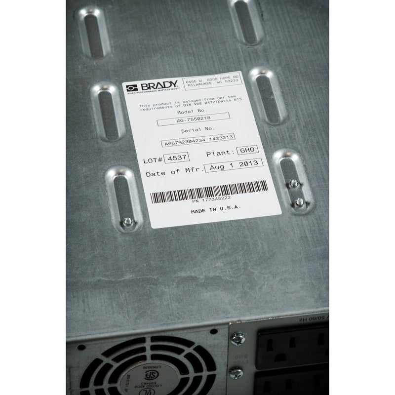 Brady THT-21-423 Thermal Transfer Printable Labels 030151