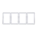 Brady THT-384-712-1 A clear polyester label with a white adhesive border 176191