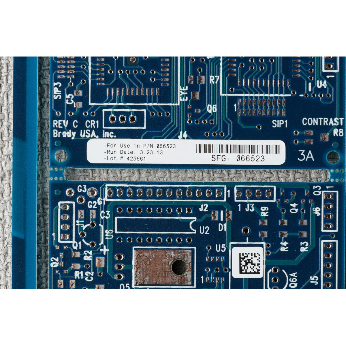 Brady THT-48-719-10 Thermal Transfer Printable, static dissipative polyimide labels 134337