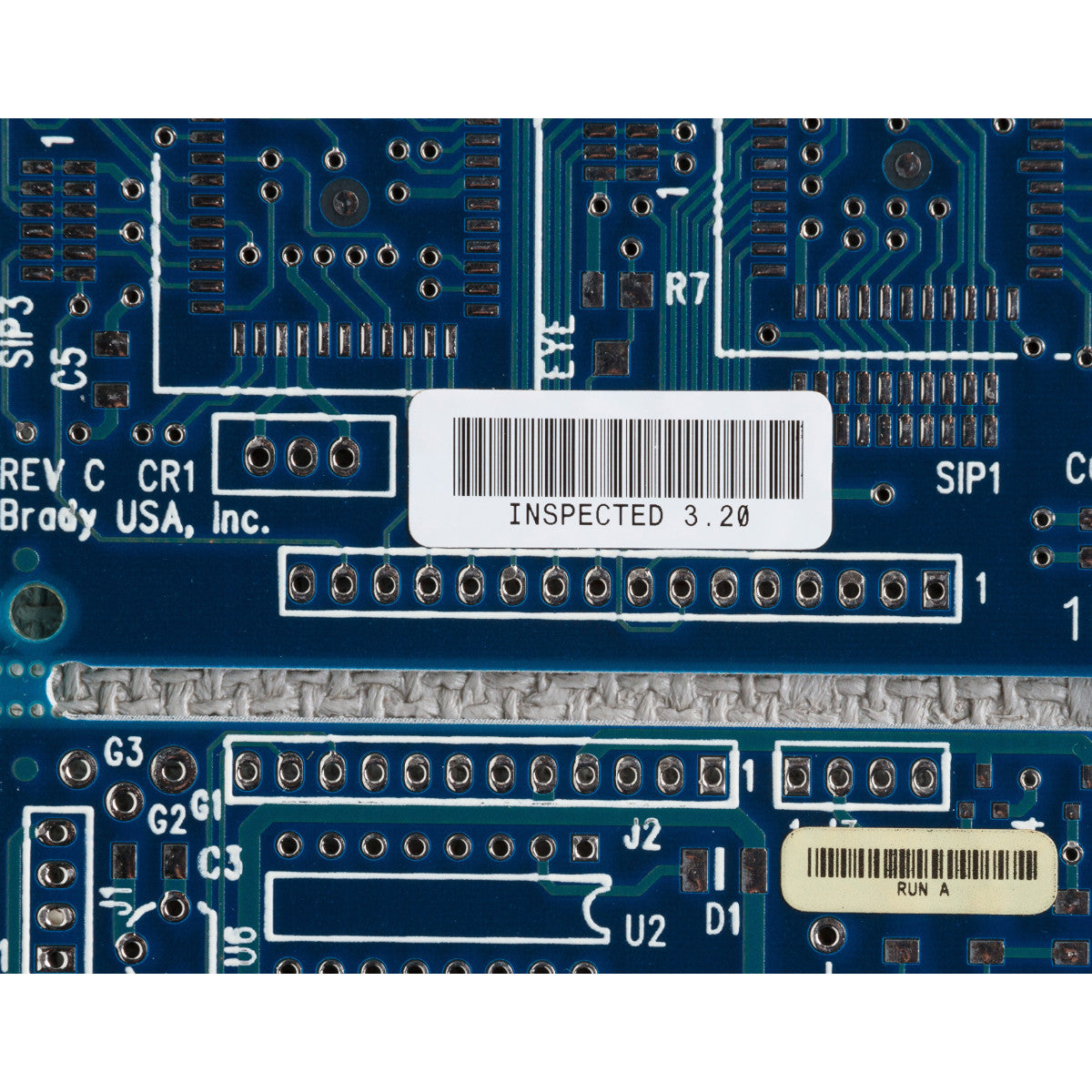 Brady THT-58-718-10 Thermal Transfer Printable, static dissipative polyimide labels 134286