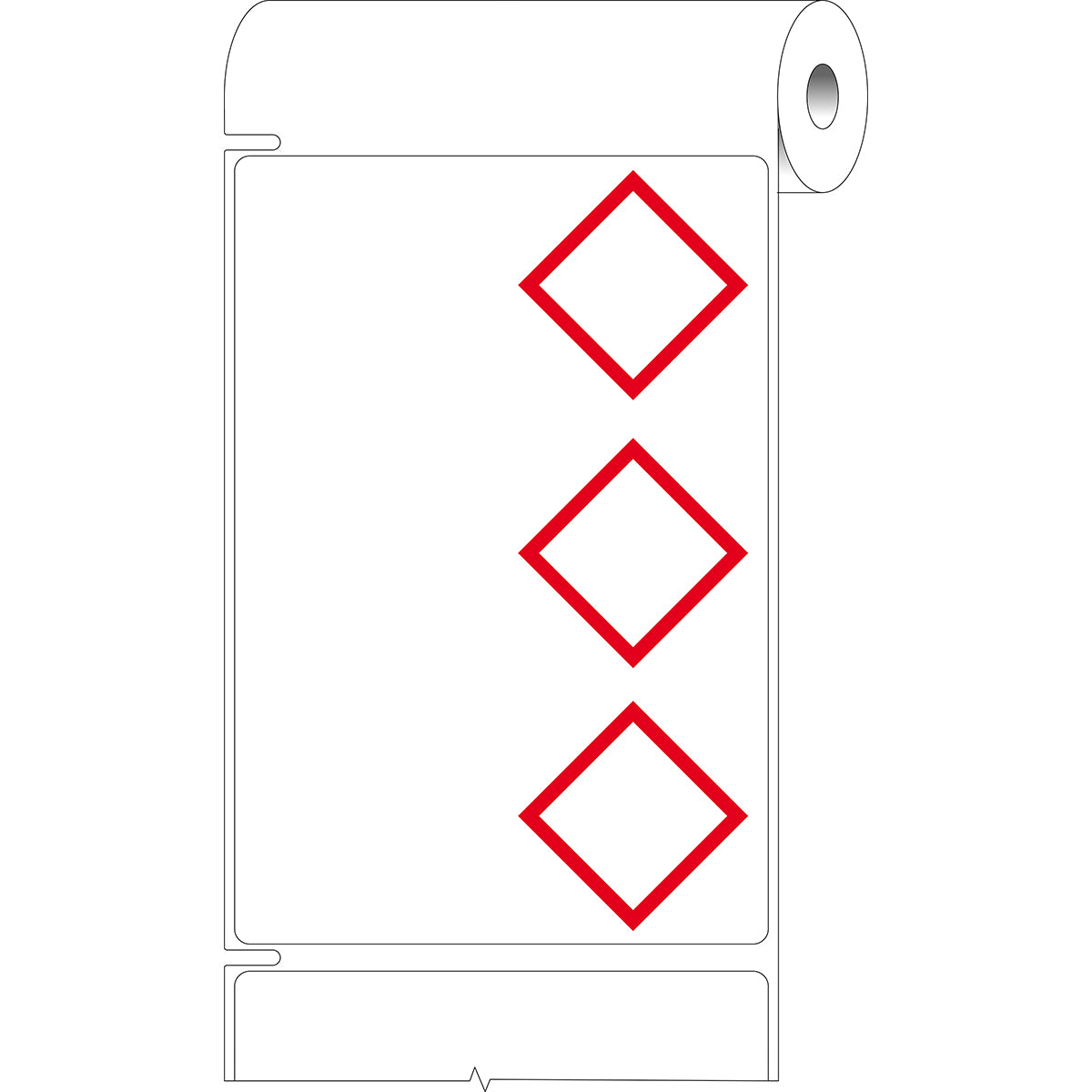 Brady THTCLP-L-L3B-7594-0.2-SC Pre-printed Desktop printer labels for CLP-GHS hazardous substances 622334