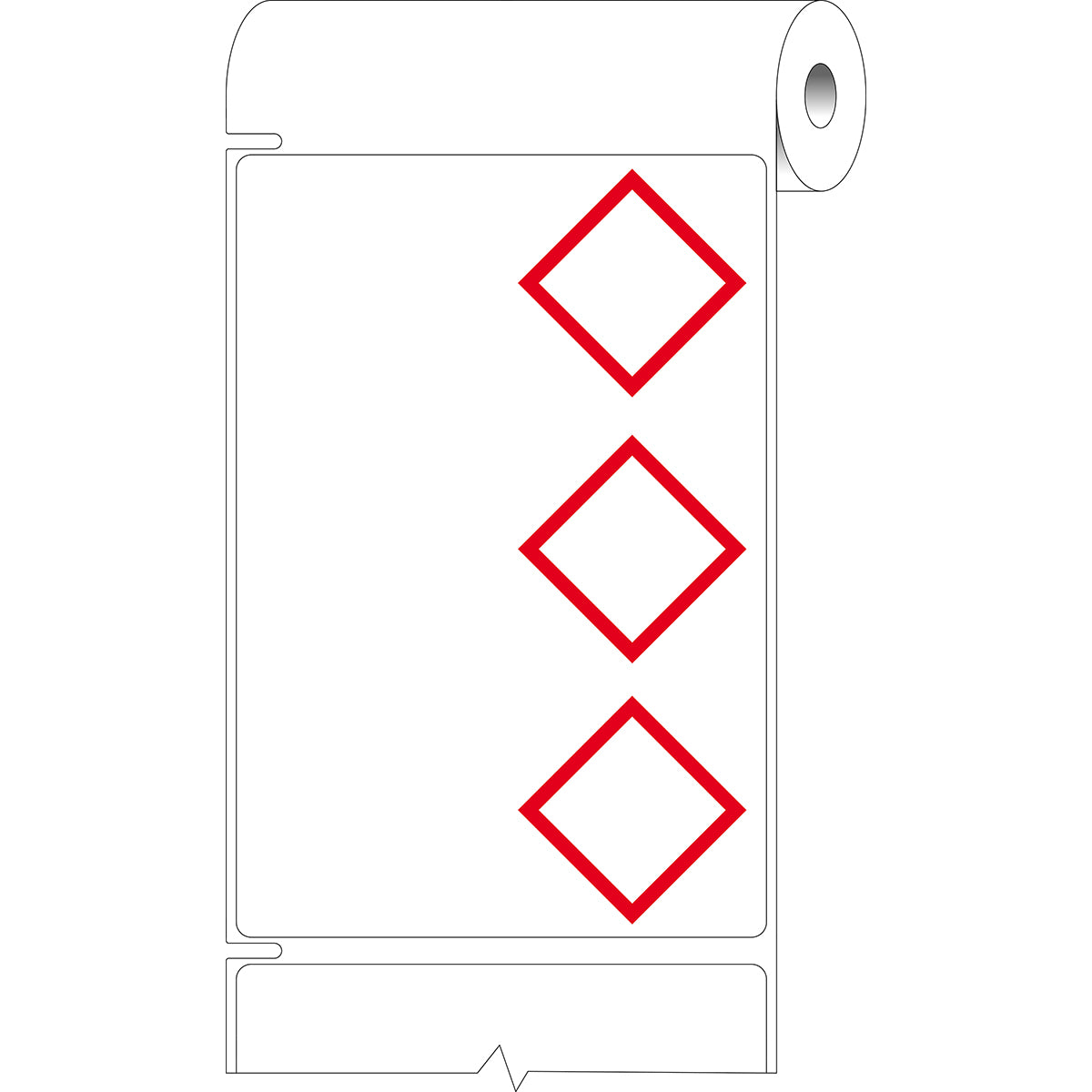 Brady THTCLP-L-L3B-7610-0.2-SC Pre-printed Desktop printer labels for CLP-GHS hazardous substances 622340