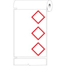 Brady THTCLP-L-L3B-7610-0.5 Pre-printed Benchtop printer labels for CLP-GHS hazardous substances 622304