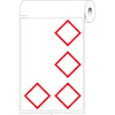 Brady THTCLP-L-L4A-7610-0.5 Pre-printed Benchtop printer labels for CLP-GHS hazardous substances 622305