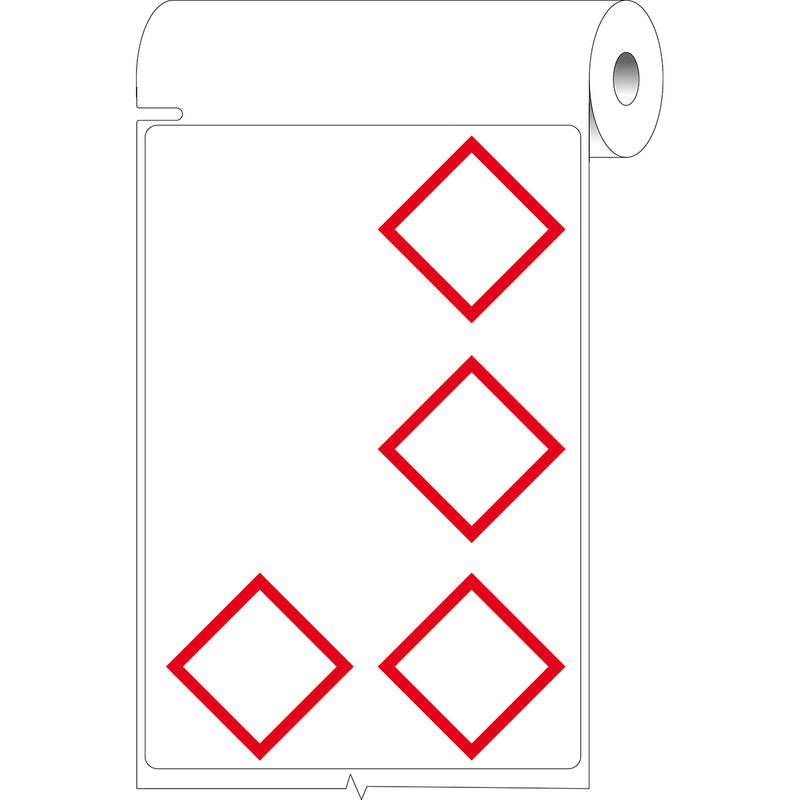 Brady THTCLP-L-L4A-7610-0.5 Pre-printed Benchtop printer labels for CLP-GHS hazardous substances 622305