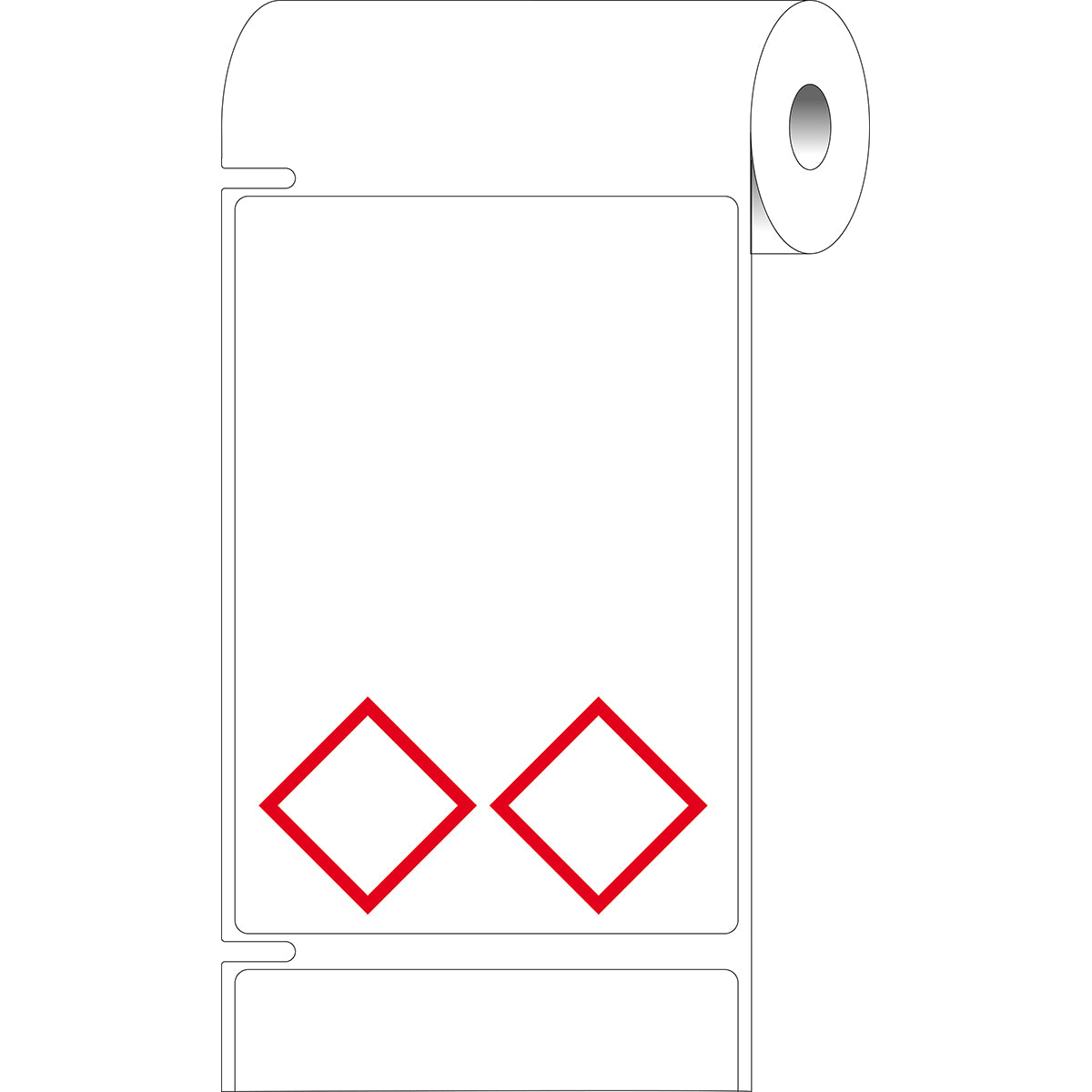 Brady THTCLP-M-L2-7594-1 Pre-printed Benchtop printer labels for CLP-GHS hazardous substances 622284