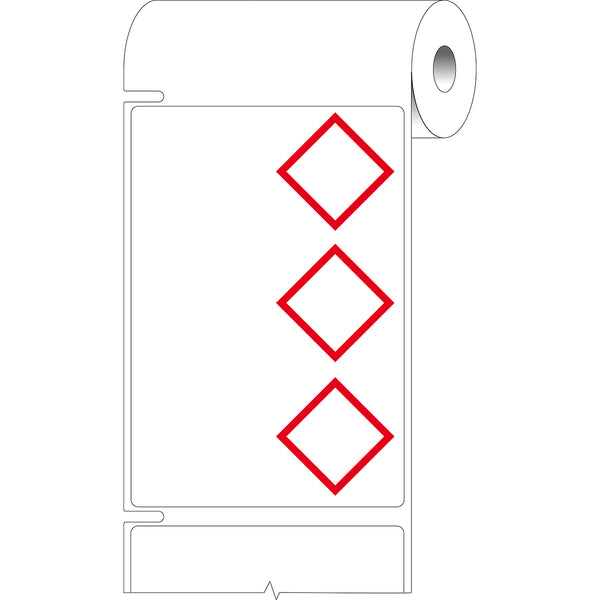 Brady THTCLP-M-L3B-7610-1 Pre-printed Benchtop printer labels for CLP-GHS hazardous substances 622292
