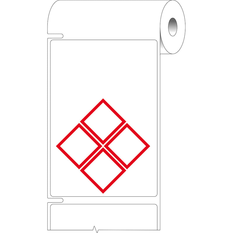 Brady THTCLP-M-L4B-7594-1 Pre-printed Benchtop printer labels for CLP-GHS hazardous substances 622288